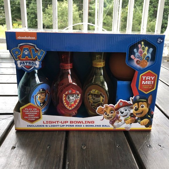 Nickelodeon Other - New Nickelodeon Paw Patrol Light Up Bowling Set